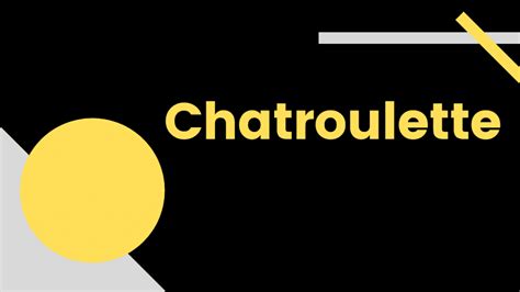 Why You Should Use Chatroulette In Read All Here