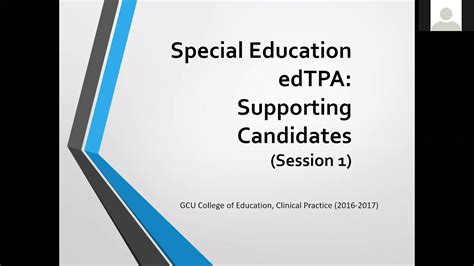 Edtpa Task 1 Special Education Youtube