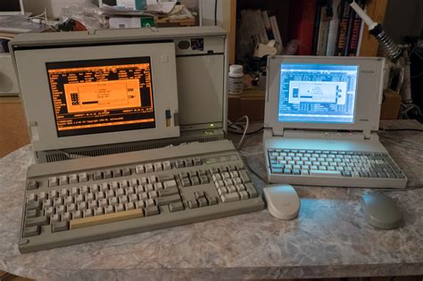 80 90s Computing — Laptop Display Troubles Ibm Ps2 Model P70 1989