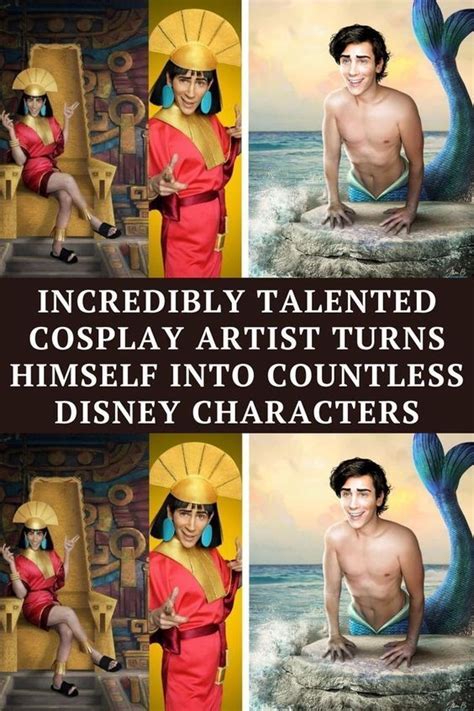 Incredibly Talented Cosplay Artist Turns Himself Into Countless Disney
