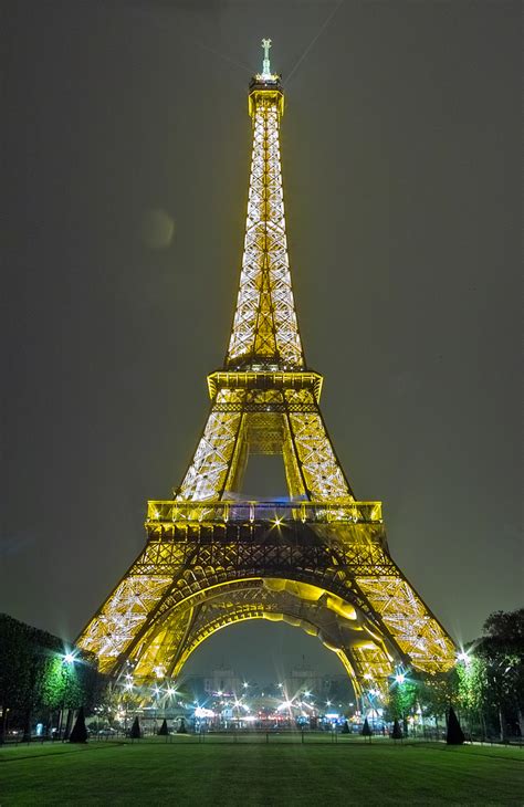 Paris Eiffelturm Bei Nacht Foto And Bild Kunstfotografie And Kultur