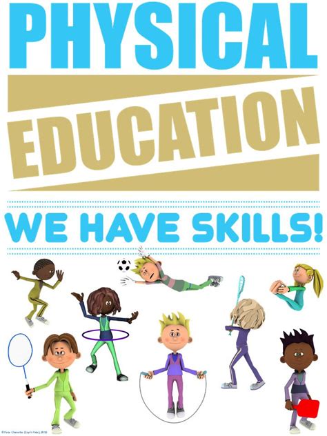 Pe Advocacy Poster Bundle 6 Physical Education Typography And Animation