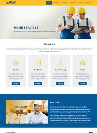 Services Page Template Free Download