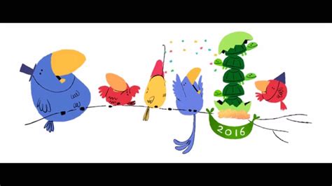 Enjoy it in my pure awesome format. New Year Day 2016 google doodle - YouTube