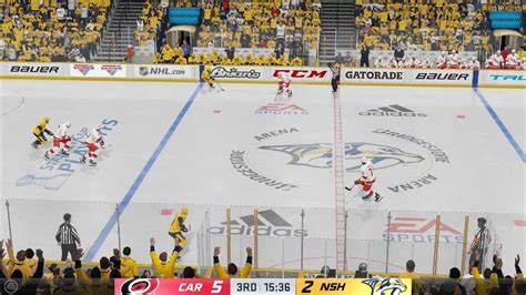 Nhl Stanley Cup Playoffs Sim Hurricanes Vs Predators Period Game