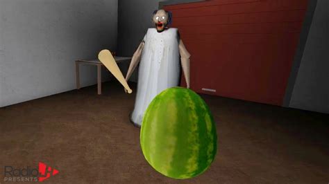 Granny Does The Watermelon Challenge Radiojh Games And Gamer Chad Youtube