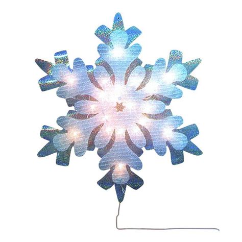 Northlight Impact Lighted Snowflake Hanging Outdoor Christmas
