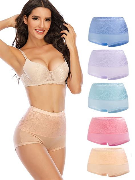 Sayfut Womens High Waist Tummy Control Shapewear Slim Shaper Panty Girdle Cotton Underwear 5