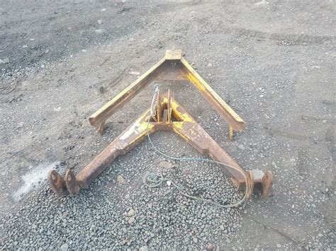 Tractor Three Point Linkage Quick Release A Frame And Attachment In