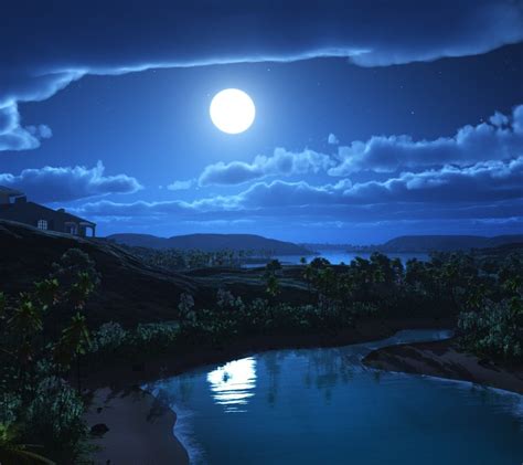 Pretty Beautiful Night Background 2160x1920 Download Hd Wallpaper