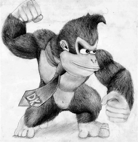 Donkey Kong Drawing Pics Drawing Skill