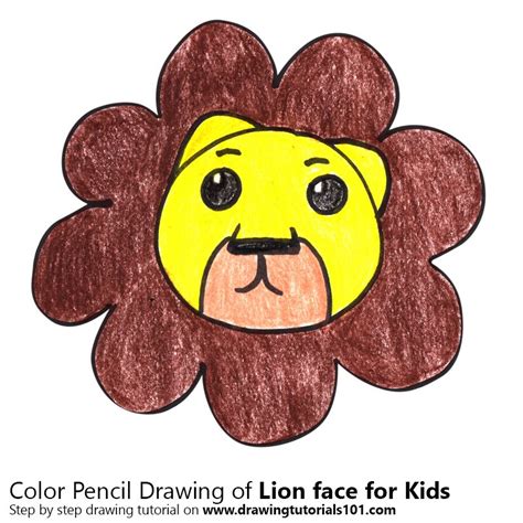 With some practice (and patience), your kiddo. Learn How to Draw a Lion Face for Kids (Animal Faces for ...
