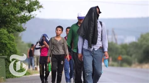 Migrants Flood Greek Island Of Lesbos The New York Times Youtube