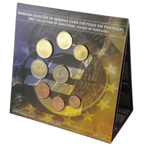 2002 Portugal Official Euro Coin Set Bu Mynumi