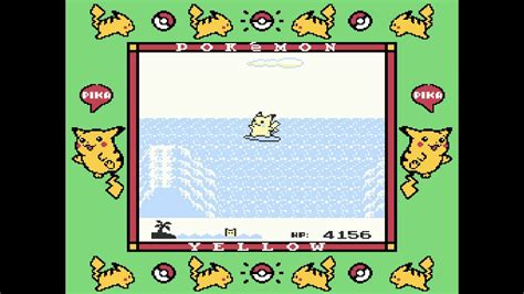Pokemon Yellow Surfing Pikachu Minigame Youtube