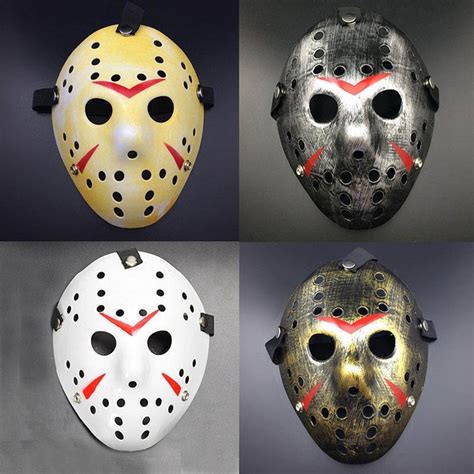 Jason Voorhees Mask Friday The 13th Horror Movie Hockey Halloween