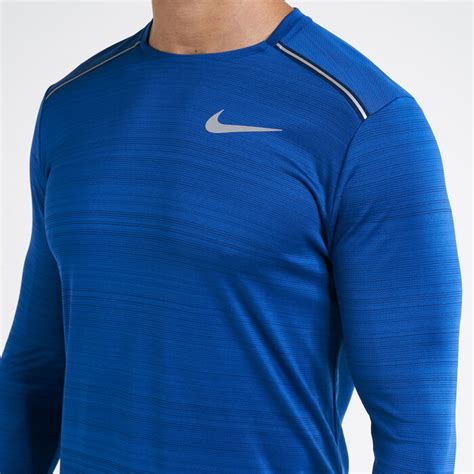 Buy Nike Mens Dri Fit Miler Long Sleeve Running T Shirt In Dubai Uae