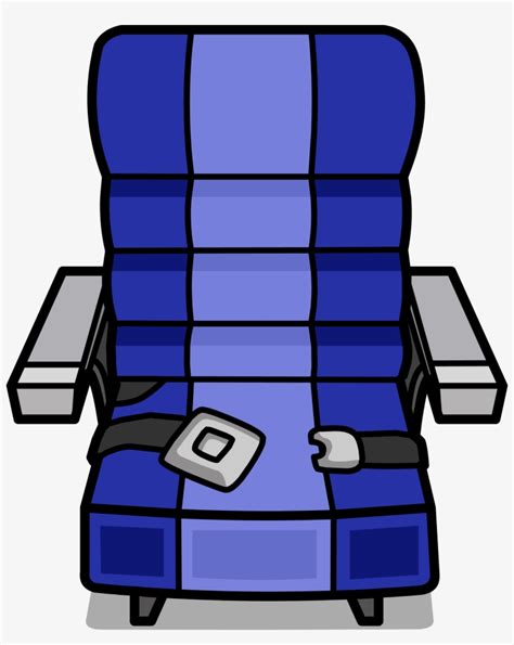 Cp Air Seat Sprite 004 Airplane Seat Cartoon Png Free