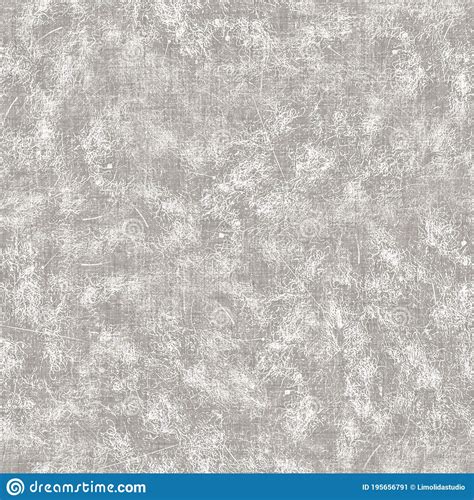 Seamless Mottled Gray French Woven Linen Texture Background Old Ecru