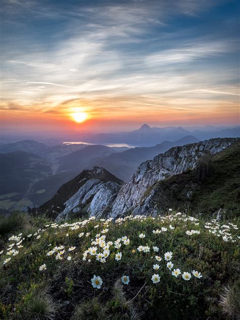 Scenic View Of Mountains During Dawn · Free Stock Photo