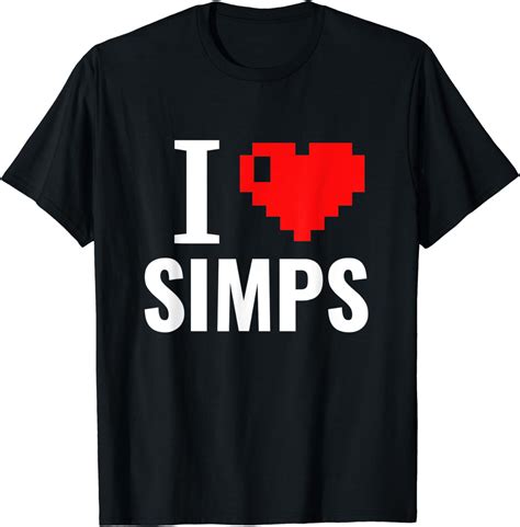 I Love Simps Simp Meme T Shirt Amazonde Fashion