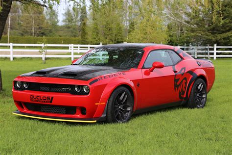 Going to the super stock nets another 10 on top of that. Dodge Challenger SRT Hellcat Red Eye 2019 - Duclos Toystore