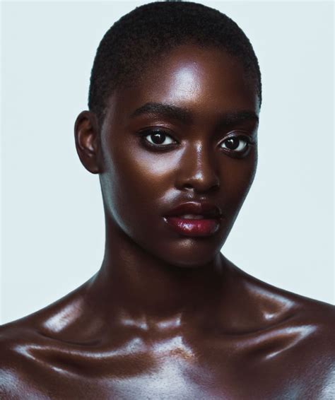 Glowy Black Beauty Editorial By Anita Sadowska Photographer And Nicki