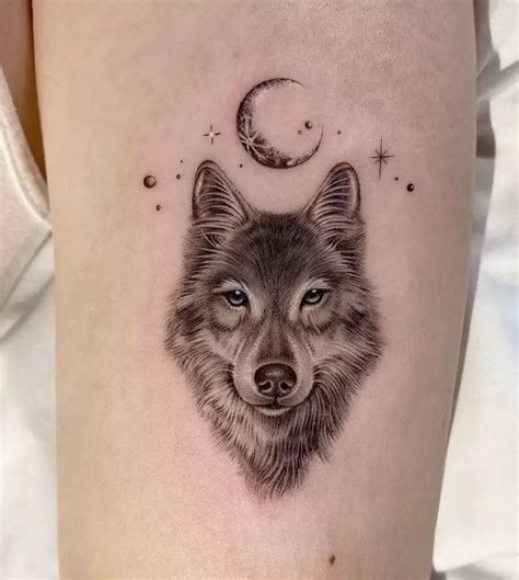 Details 84 Wolf And Moon Tattoo Best Vn