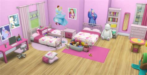 I Create Bedroom Sets For The Sims 4 — Cinderella Bedroom Set For The