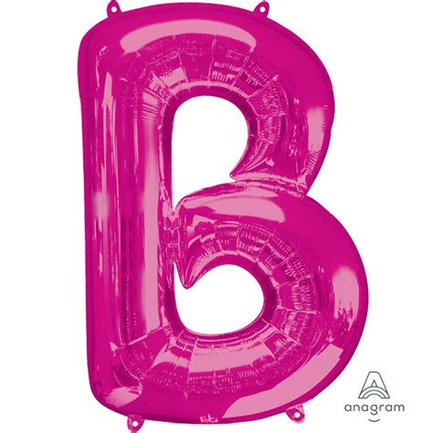 Super Shape Letter B Pink 86cm