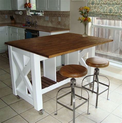 To do this, one needs to first determine their seat height. Mobile Kitchen Island Diy - WoodWorking Projects & Plans