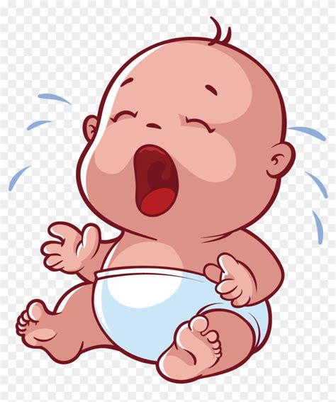 Infant Cartoon Crying Crying Baby Clipart Free Transparent Png