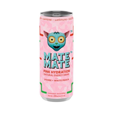 Pink Hydration Natural Energy Drink Mate Mate