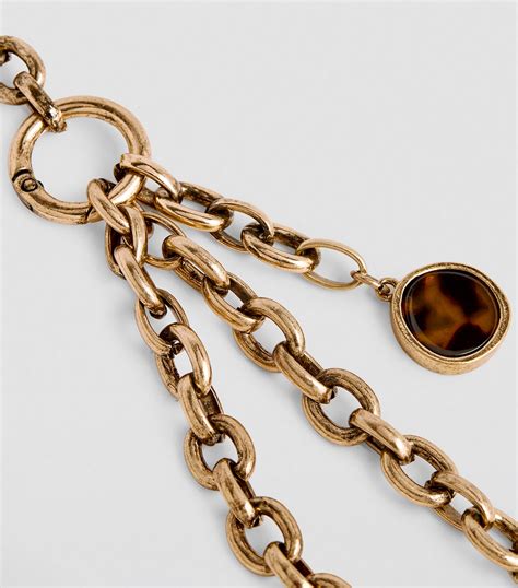 Max Mara Multi Chain Necklace Harrods Uk