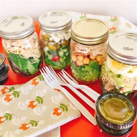 Mason Jar Lunch Salads Recipe Live Love Laugh Food