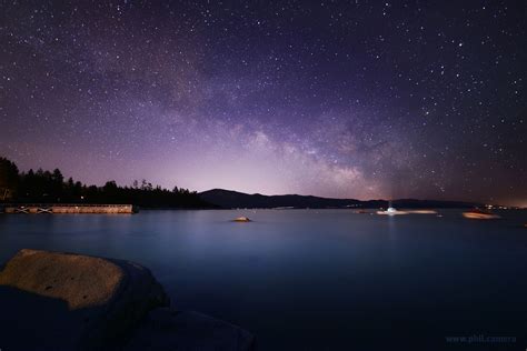 Starscape Space Photography Lake Tahoe Milky Way Settle Astronomy