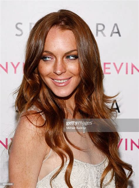 Actress Lindsay Lohan Arrives At The Launch Of Sevin Nyne By Lindsay News Photo Getty Images