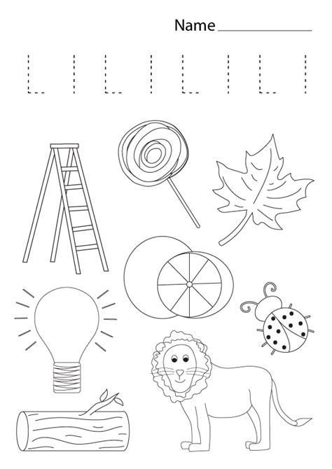 ESL Letter of the Week - L - THE TYPE TREE DESIGNS