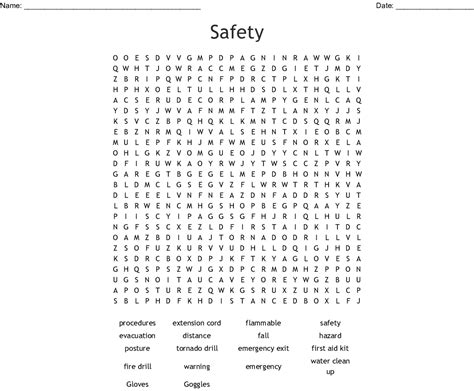 Lovatts daily online puzzles including crosswords, sudoku, word search, trivia quiz, cryptic and code crackers, and win cash in the enigma crossword. Safety Word Search - WordMint