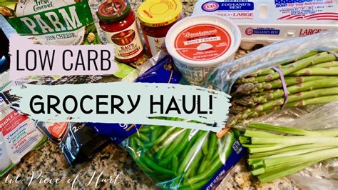 Low Carb Grocery Haul Lil Piece Of Hart Youtube