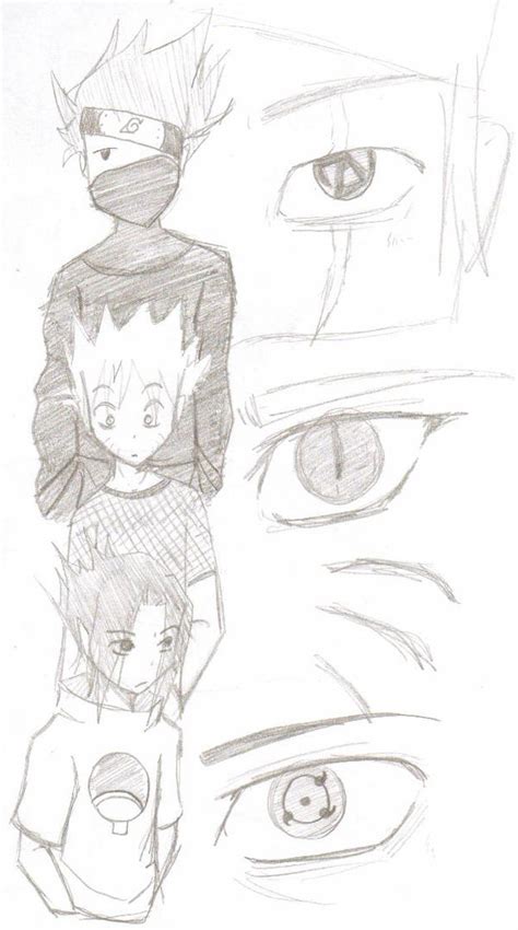 Naruto Eyes Sketch By Hakuoblazer On Deviantart