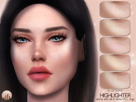 Highlighter Bh01 By Busra Tr At Tsr Sims 4 Updates