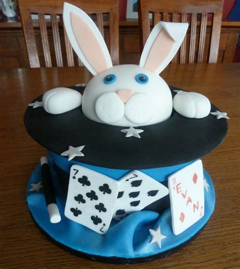 Magicians Hat Cake Rabbit Hat Cake Kids Cake Cake