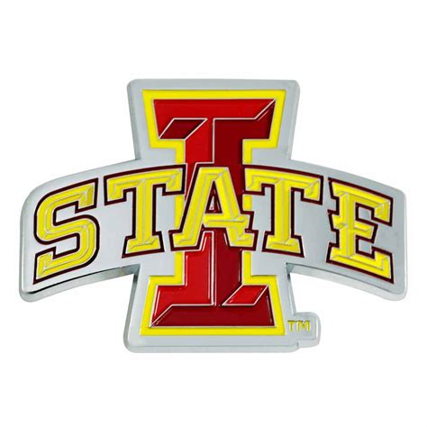 Iowa State University Color Emblem 3x32