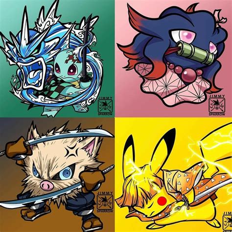 Pokemon On Instagram Demon Slayer X Pokémon What Do You Think