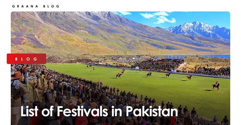List Of Famous And Traditional Festivals In Pakistan