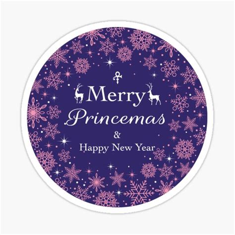 Merry Prince Mas And Happy New Year 2023 Sticker For Sale By