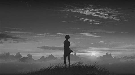 10 Top Black And White Anime Background Full Hd 1080p