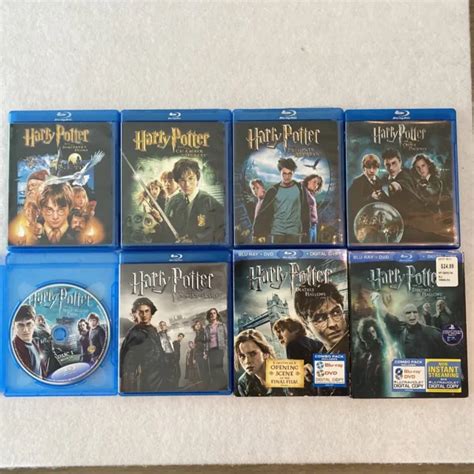Harry Potter Complete 8 Film Collection Blu Ray Sorcerer Chamber
