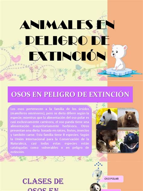 Animales En Peligro De Extincion Pdf